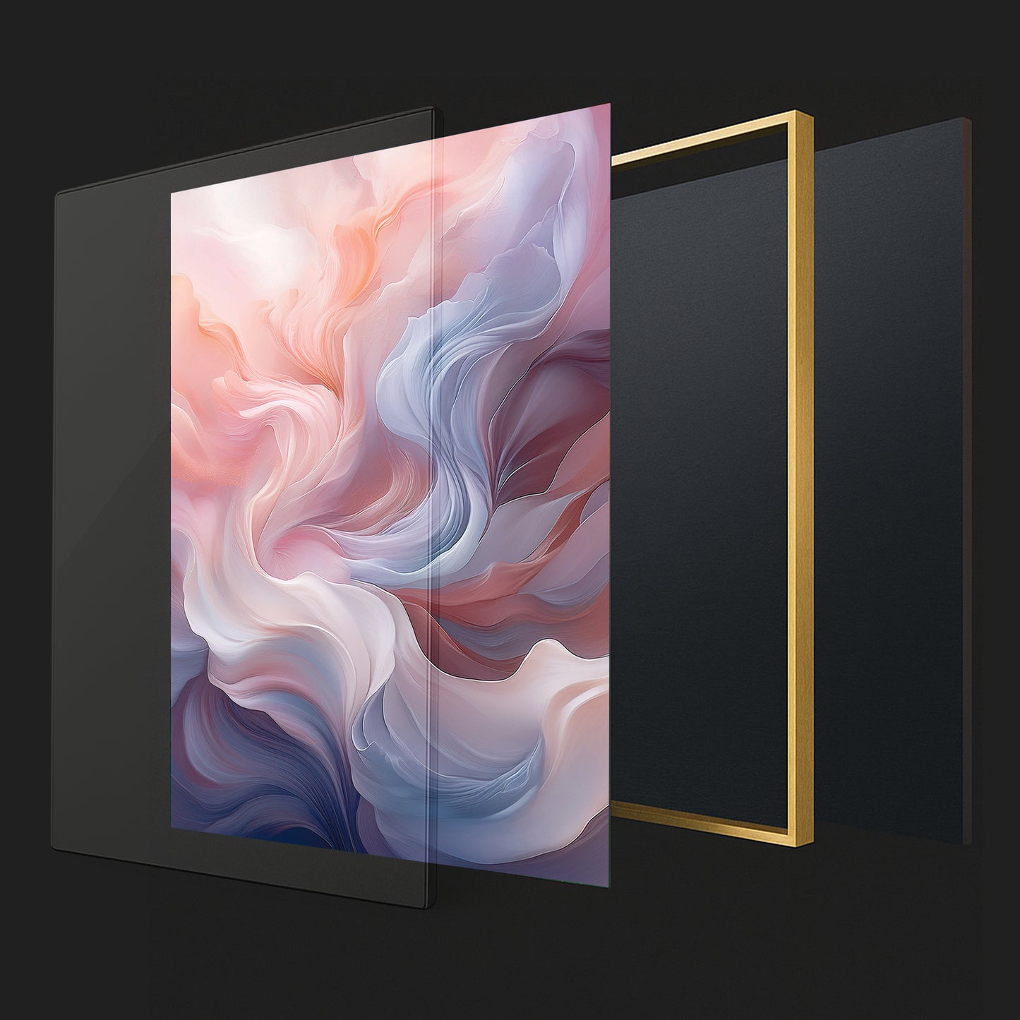 Soft Watercolor Abstract Wall Art – Dreamy Pastel Modern Décor