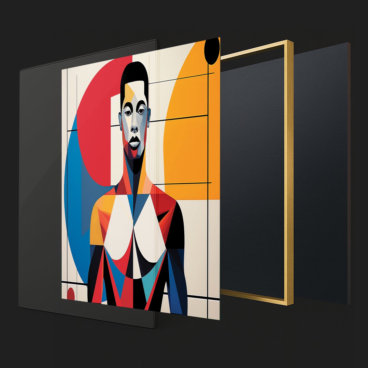 Precision & Poise β Luxury Framed Glass Art
