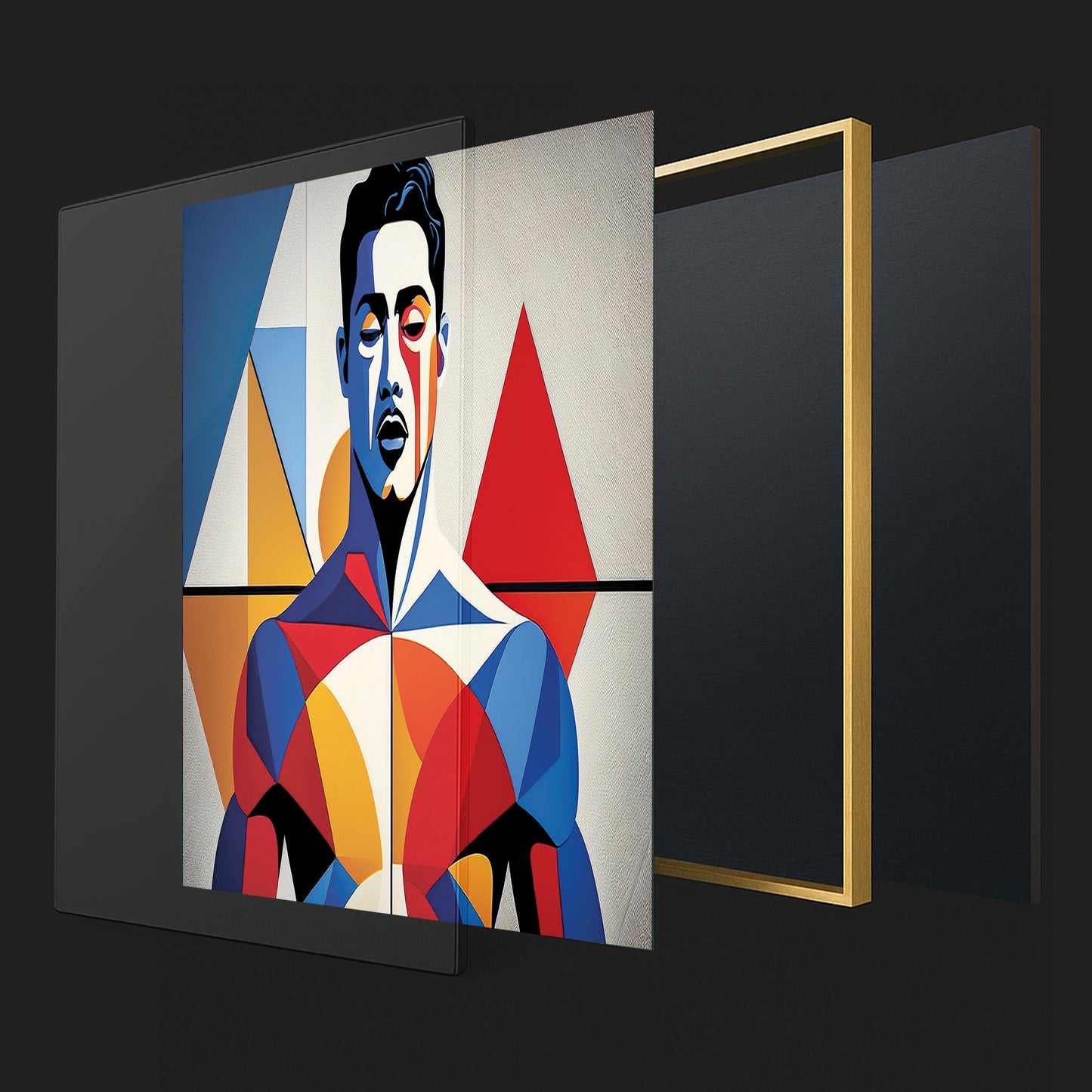Stillness in Strength – Luxury Framed Glass Art
