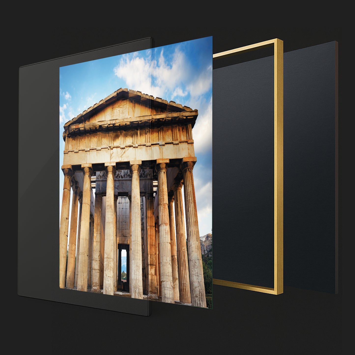 Temple of Hephaestus β Ancient Greek Ruins Wall Art, Historic Decor