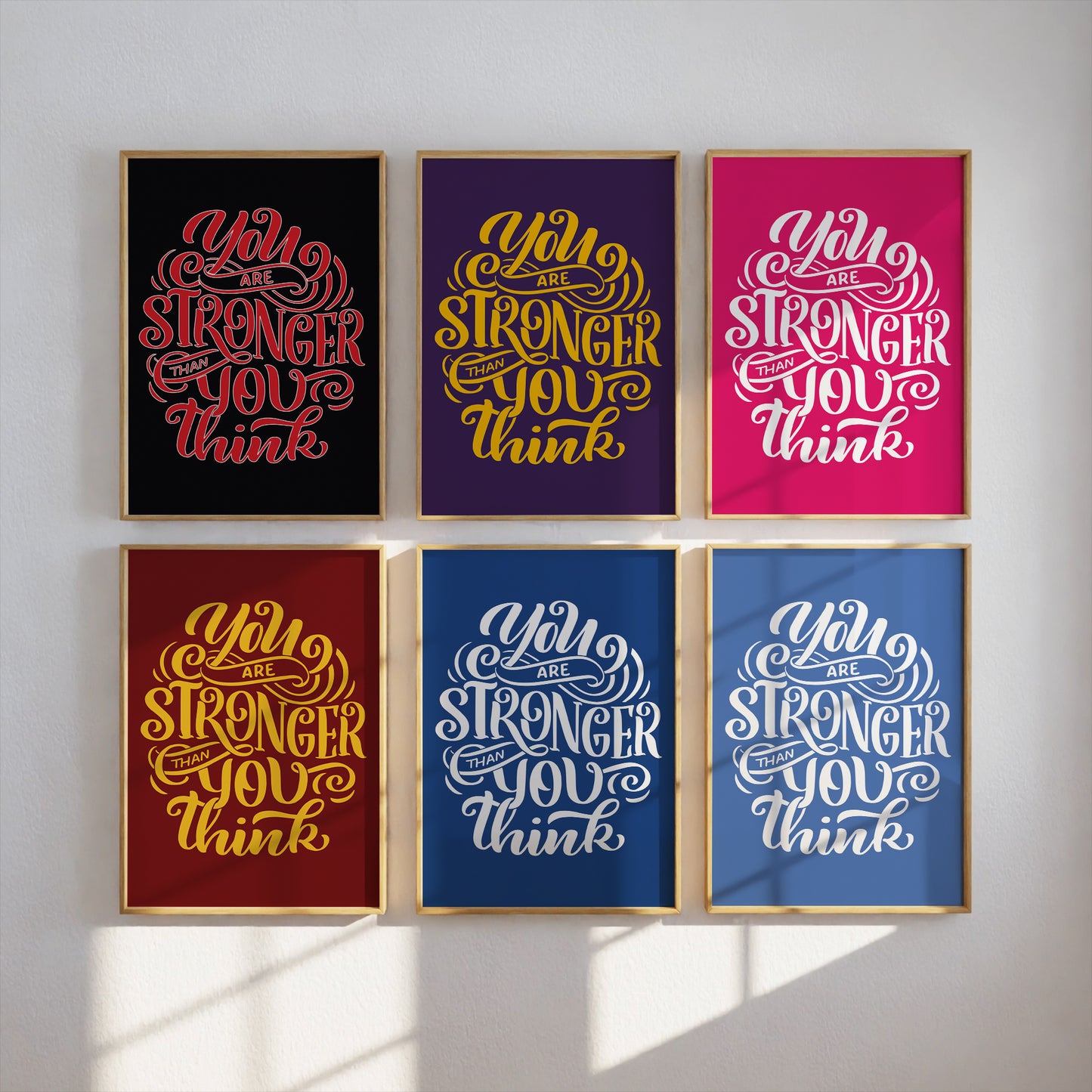 You Are Stronger Than You Think - Luxury Glass Wall Art