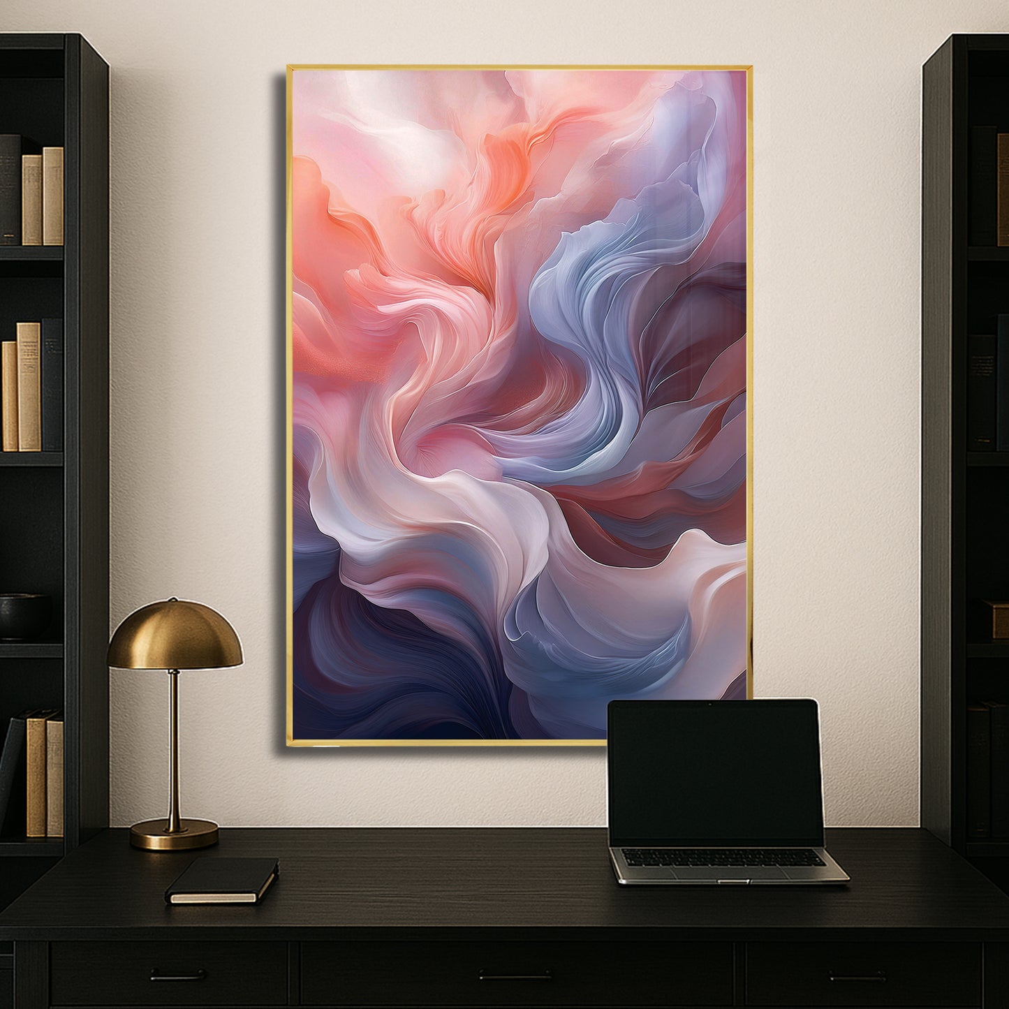 Soft Watercolor Abstract Wall Art – Dreamy Pastel Modern Décor