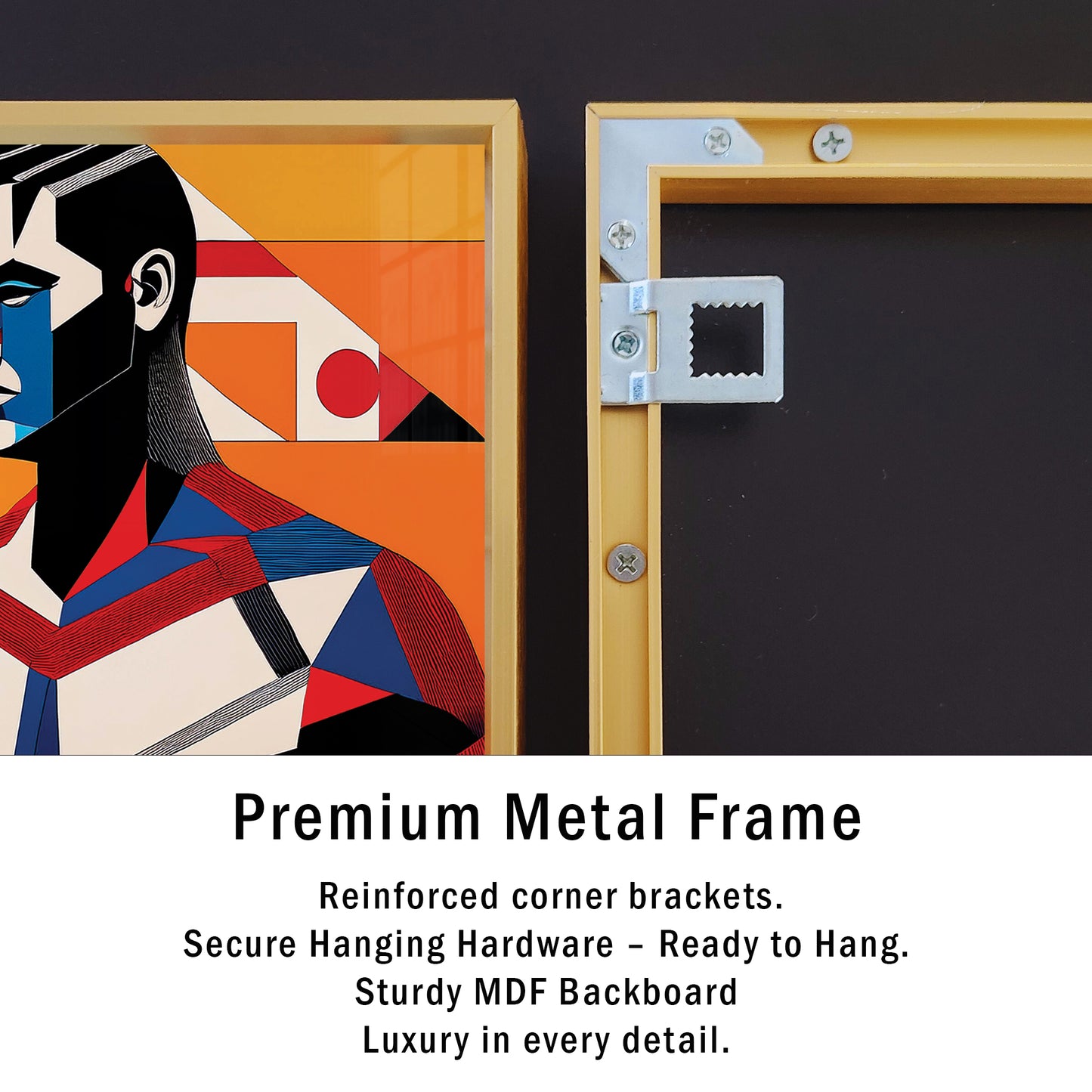 Precision & Poise β Luxury Framed Glass Art