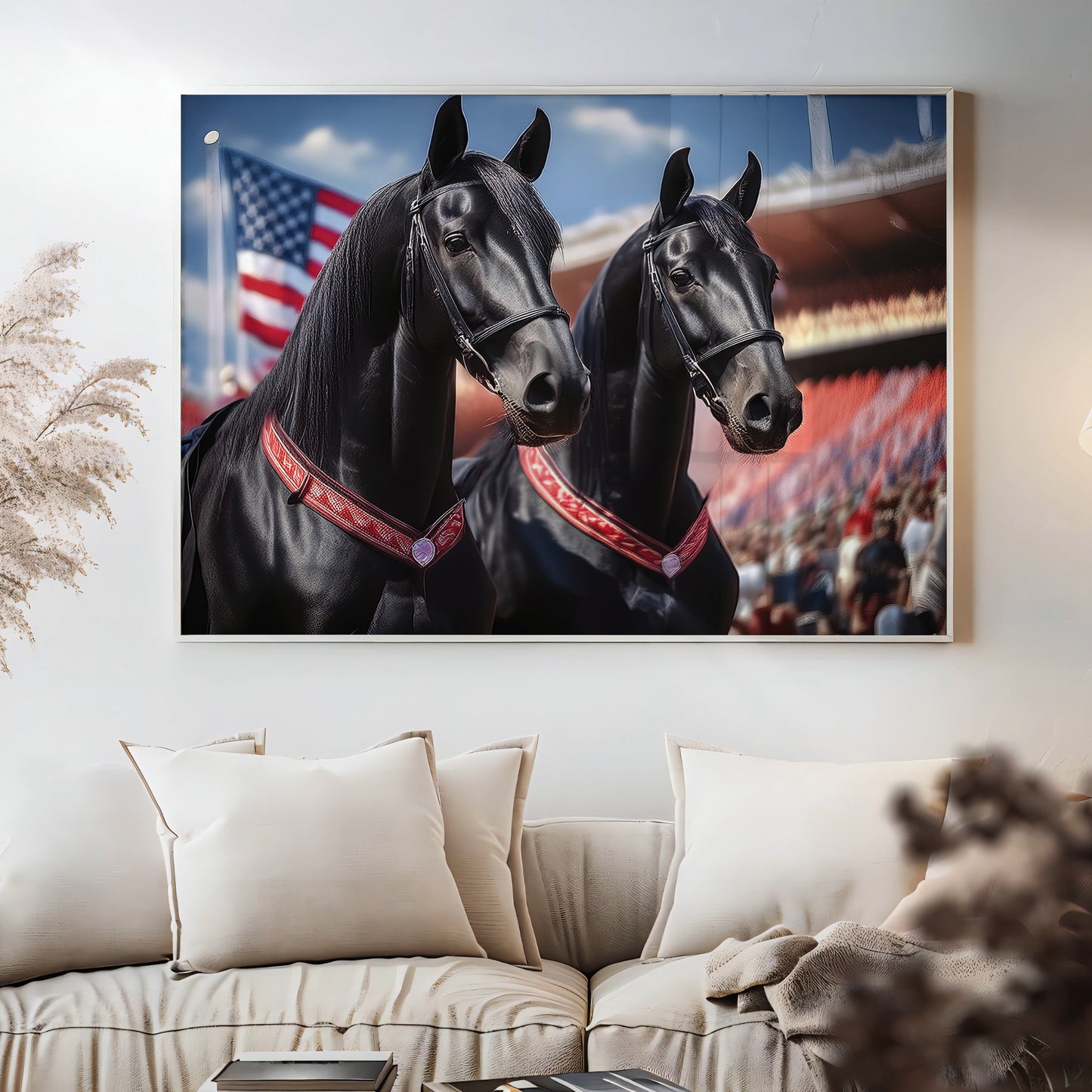 Champions in Red – Draft Horses at Parade Ground