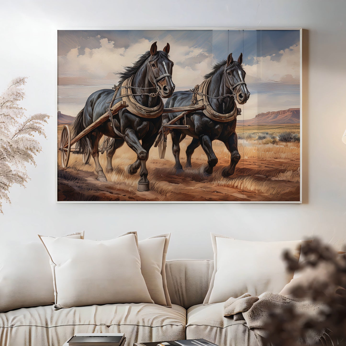 Legacy in Motion – Percheron Drafts on the Frontier