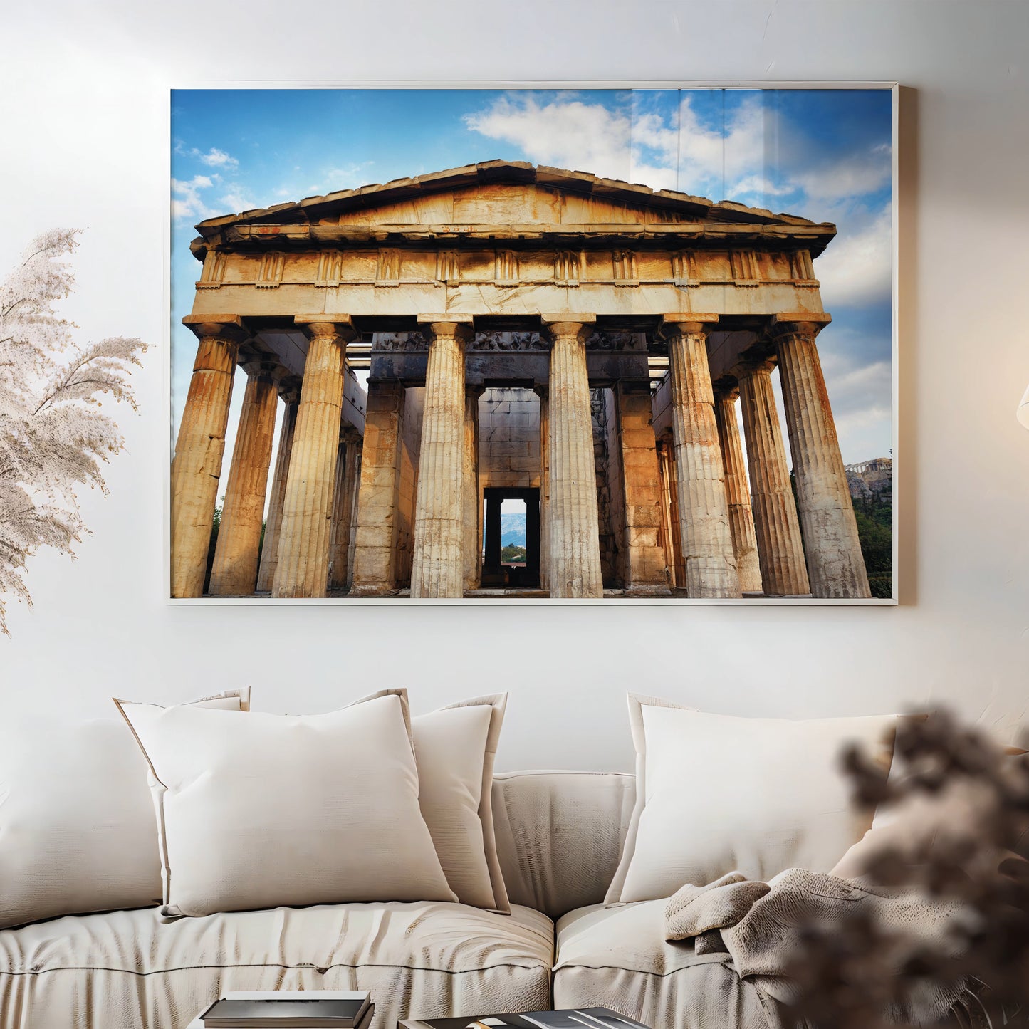 Temple of Hephaestus β Ancient Greek Ruins Wall Art, Historic Decor