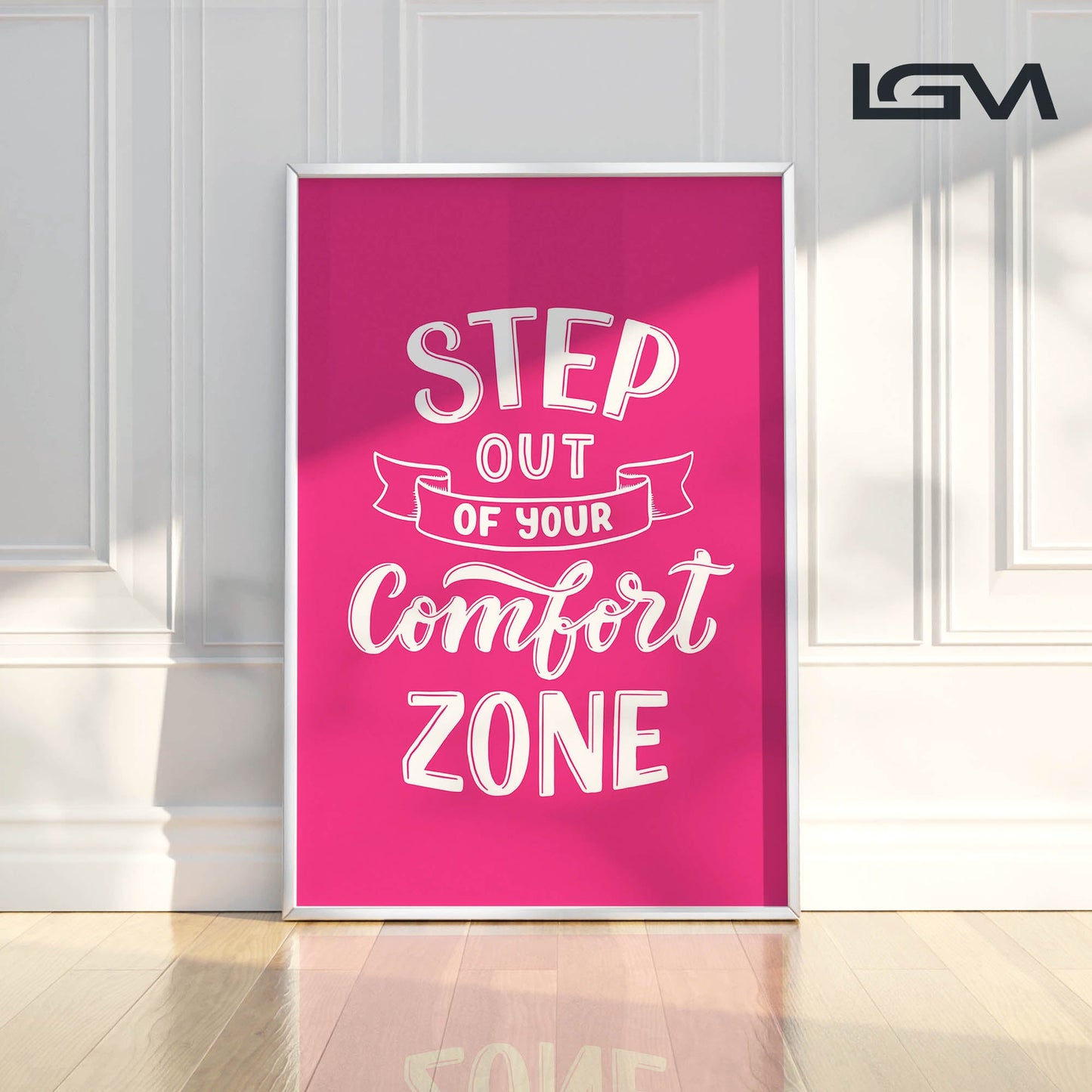 Embrace Growth β Step Out of Your Comfort Zone - Luxury Glass Wall Art