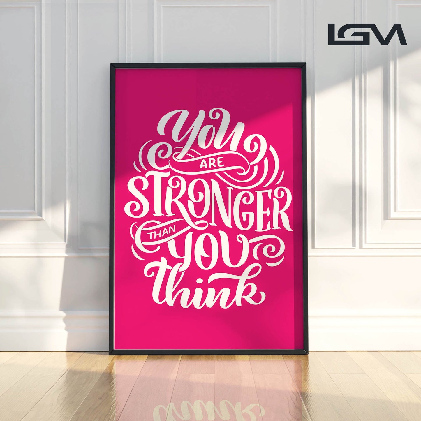 You Are Stronger Than You Think - Luxury Glass Wall Art