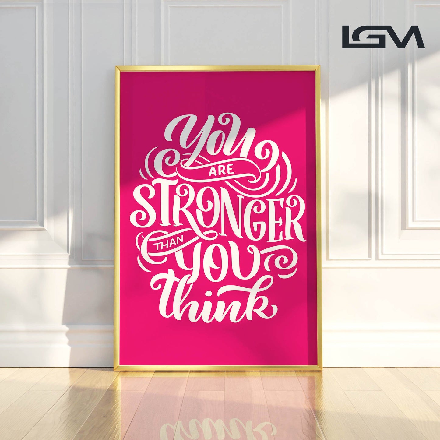 You Are Stronger Than You Think - Luxury Glass Wall Art