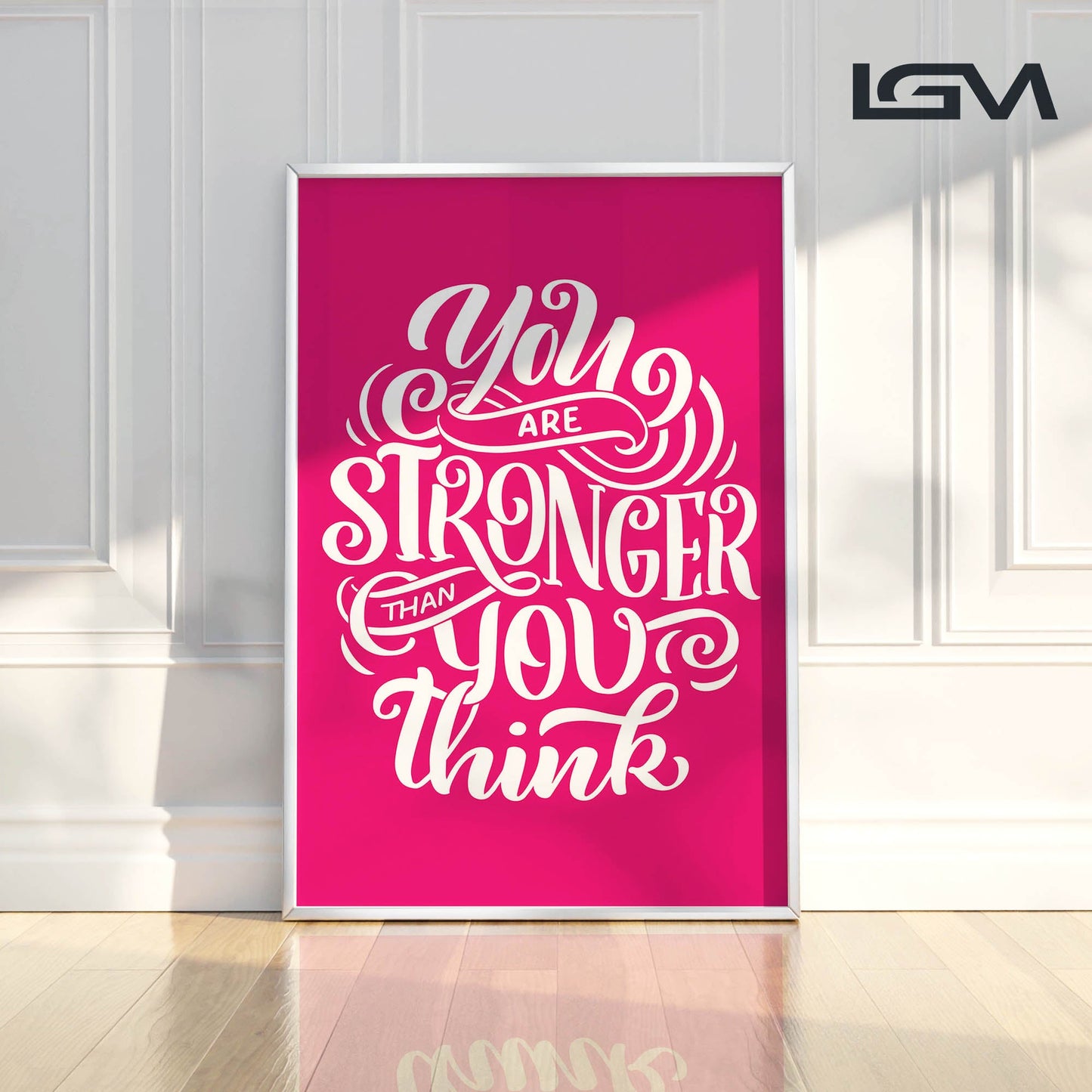 You Are Stronger Than You Think - Luxury Glass Wall Art
