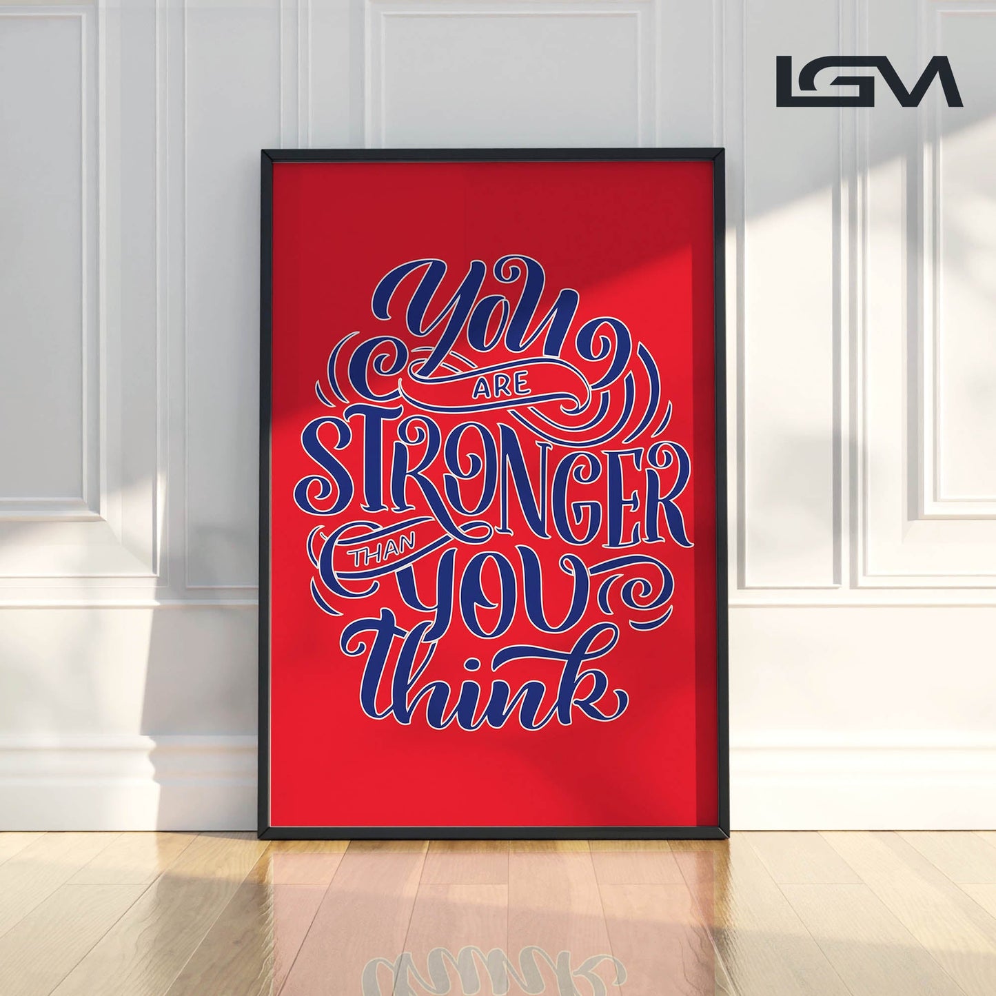You Are Stronger Than You Think - Luxury Glass Wall Art