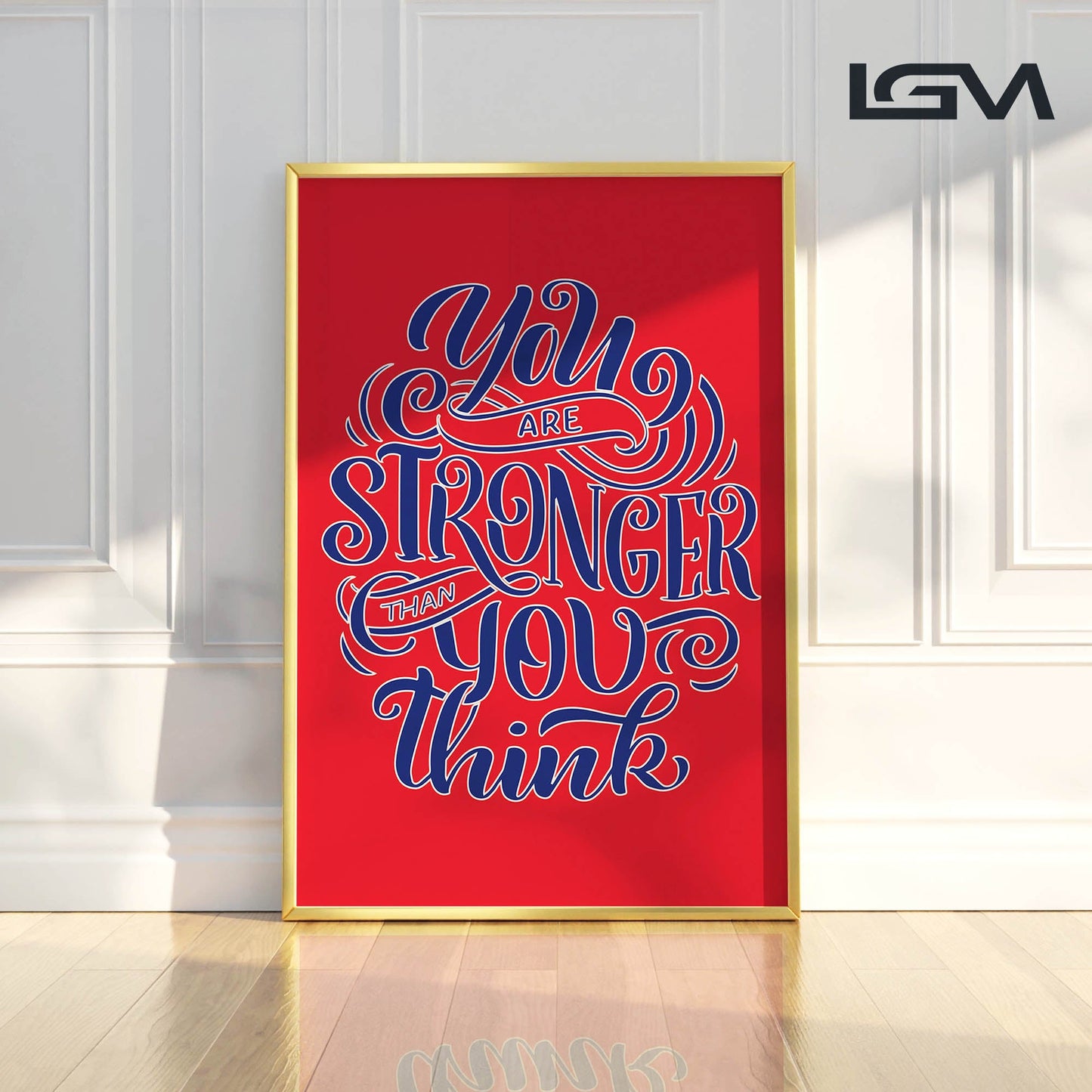 You Are Stronger Than You Think - Luxury Glass Wall Art
