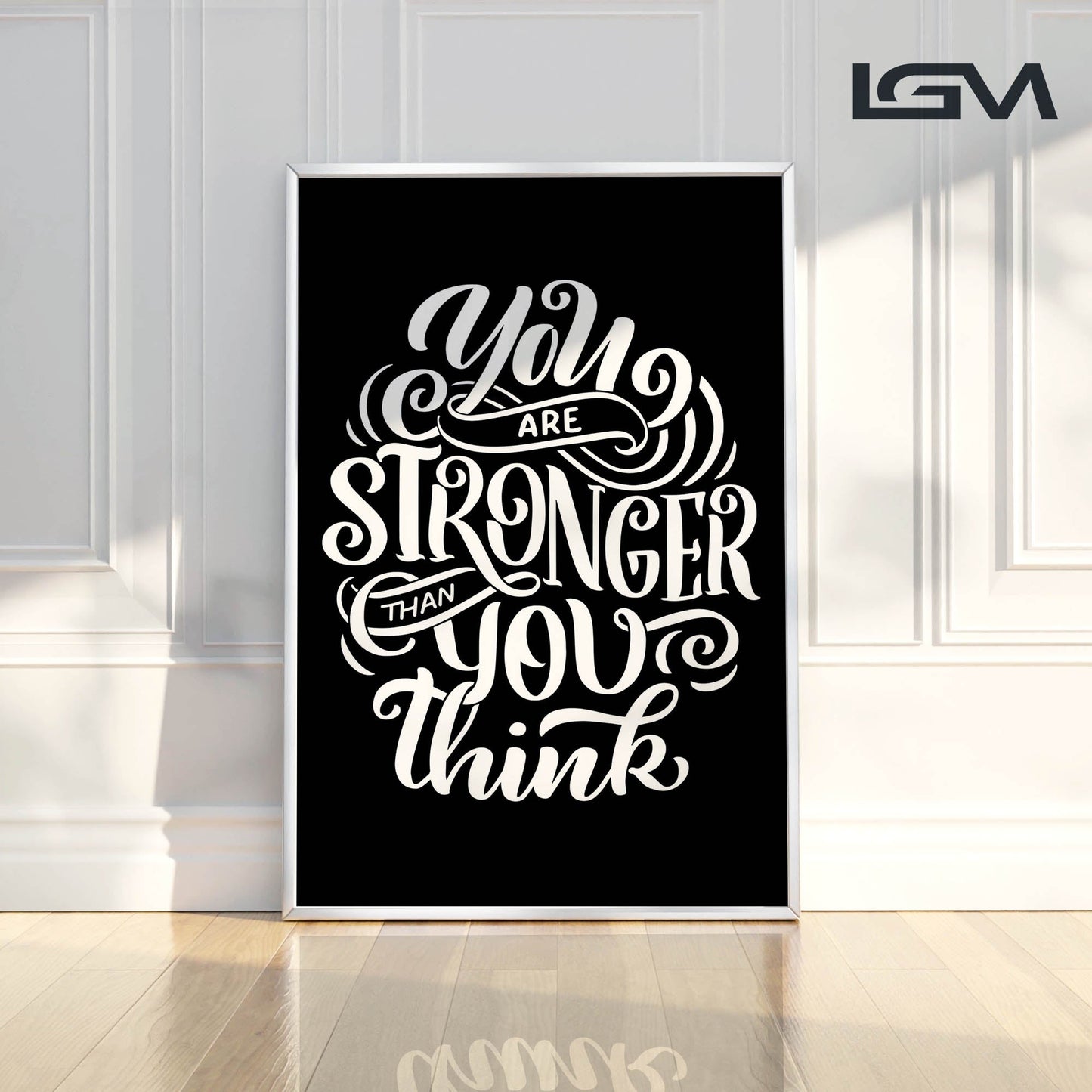 You Are Stronger Than You Think - Luxury Glass Wall Art