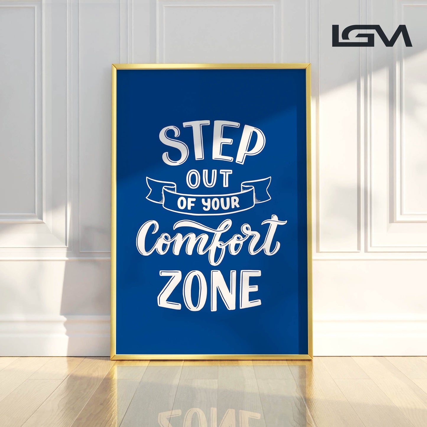 Embrace Growth β Step Out of Your Comfort Zone - Luxury Glass Wall Art