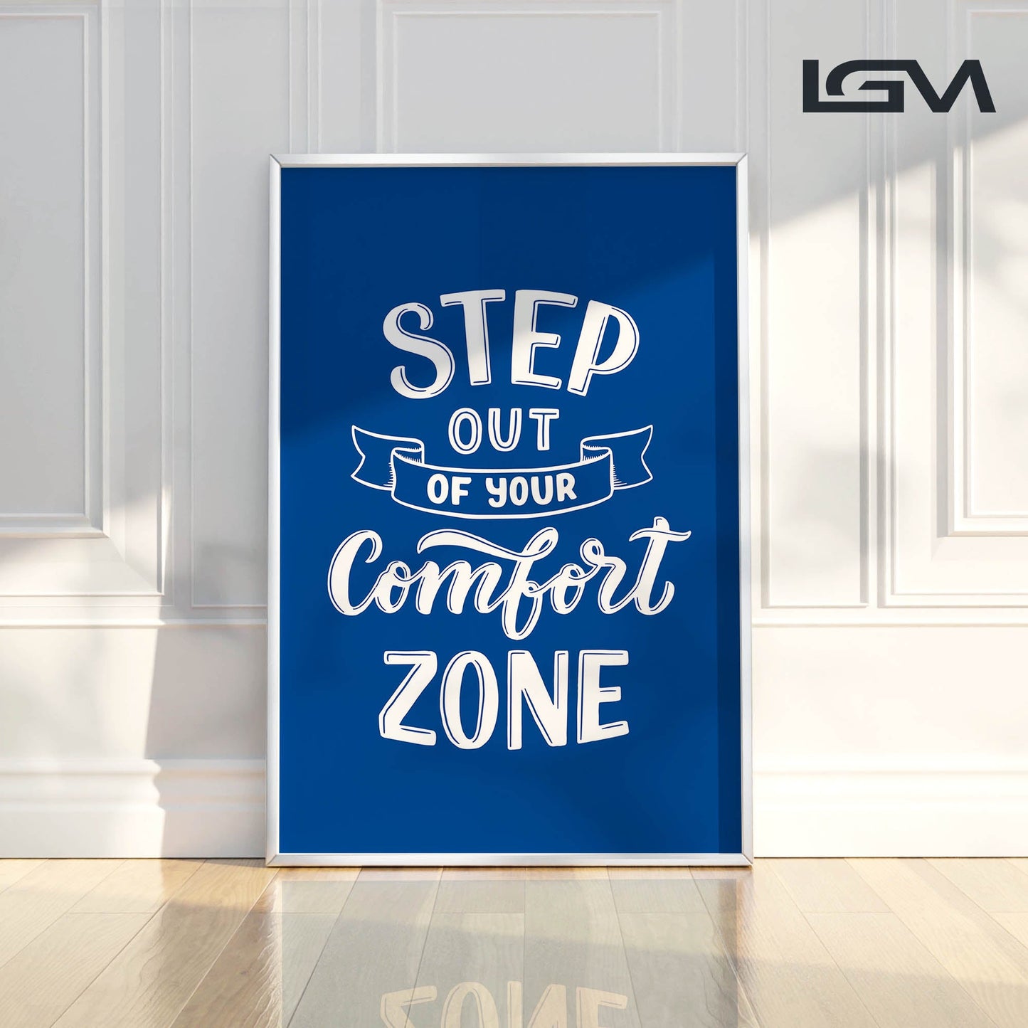 Embrace Growth β Step Out of Your Comfort Zone - Luxury Glass Wall Art
