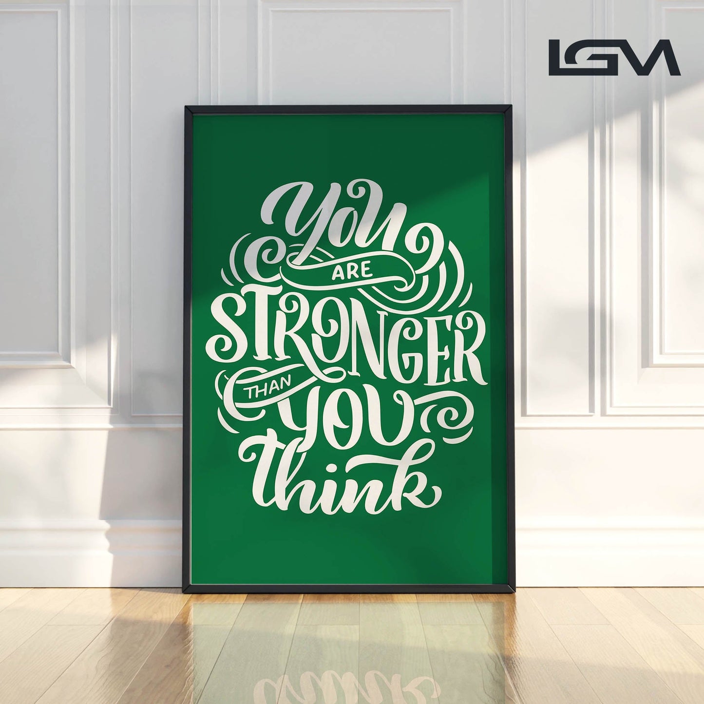 You Are Stronger Than You Think - Luxury Glass Wall Art