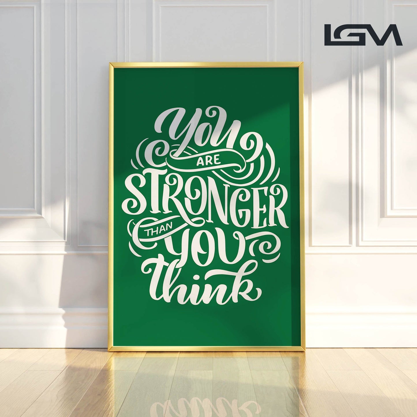 You Are Stronger Than You Think - Luxury Glass Wall Art