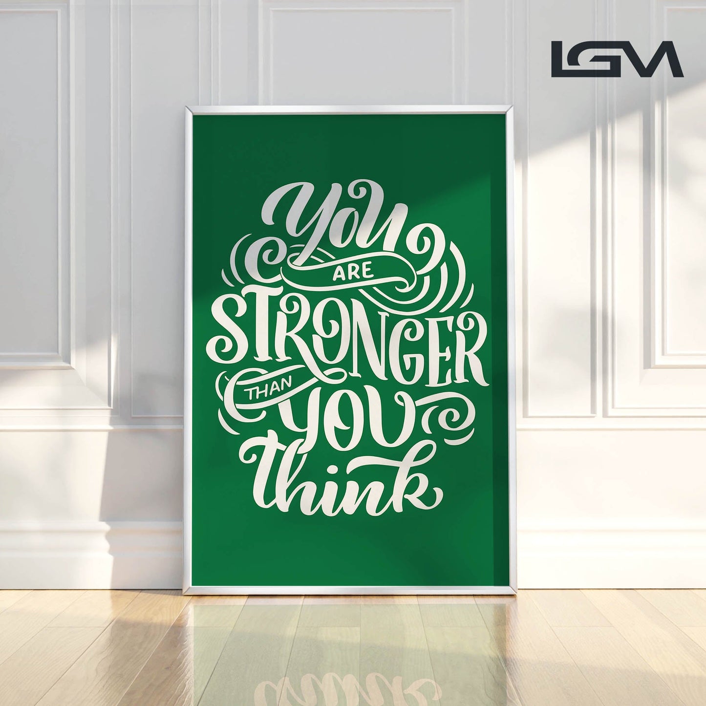 You Are Stronger Than You Think - Luxury Glass Wall Art
