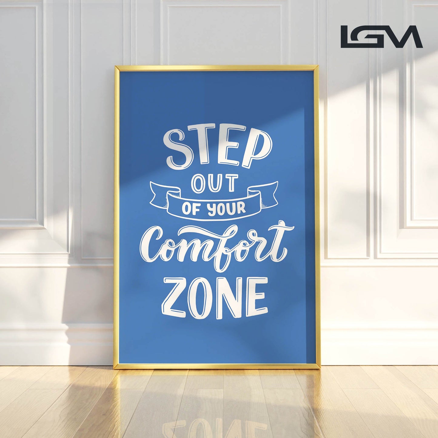 Embrace Growth β Step Out of Your Comfort Zone - Luxury Glass Wall Art