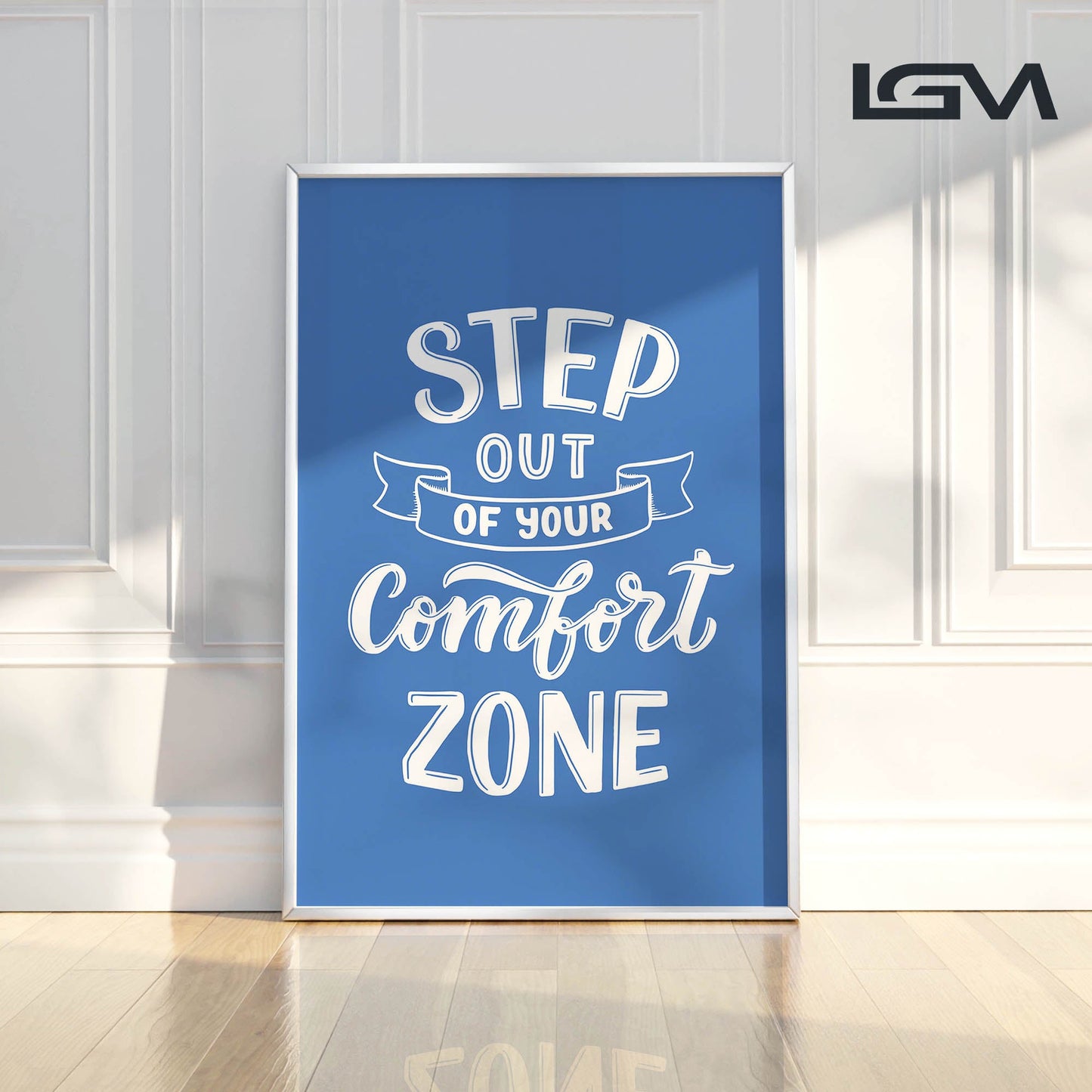 Embrace Growth β Step Out of Your Comfort Zone - Luxury Glass Wall Art