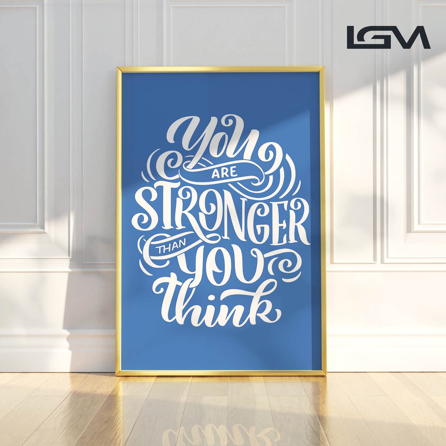 You Are Stronger Than You Think - Luxury Glass Wall Art