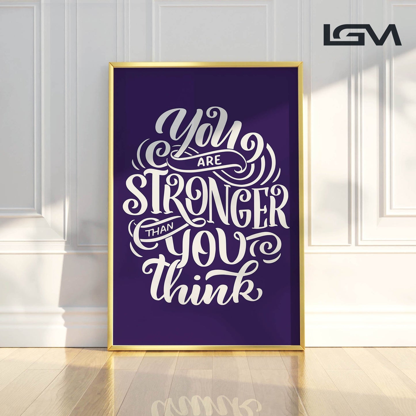 You Are Stronger Than You Think - Luxury Glass Wall Art