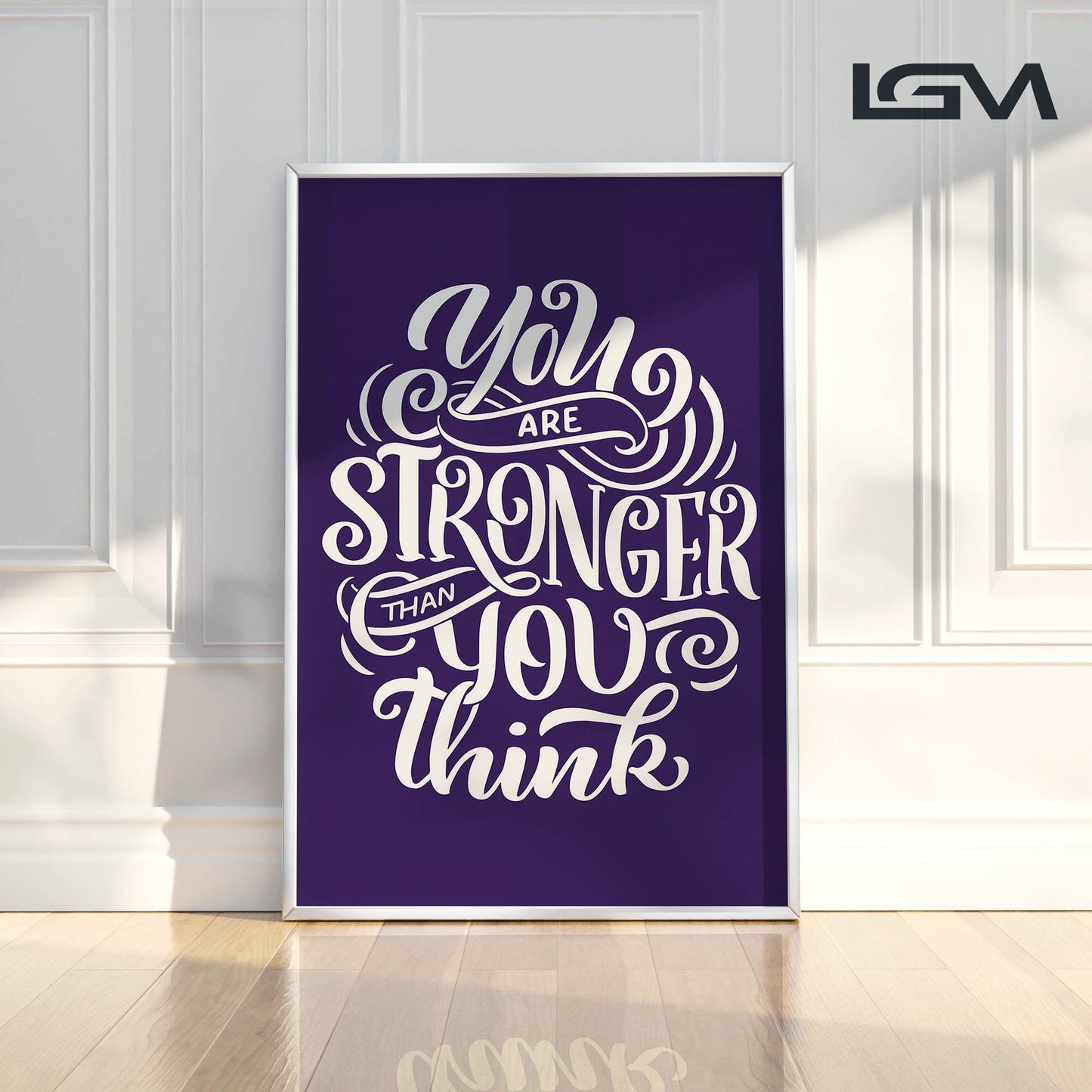 You Are Stronger Than You Think - Luxury Glass Wall Art