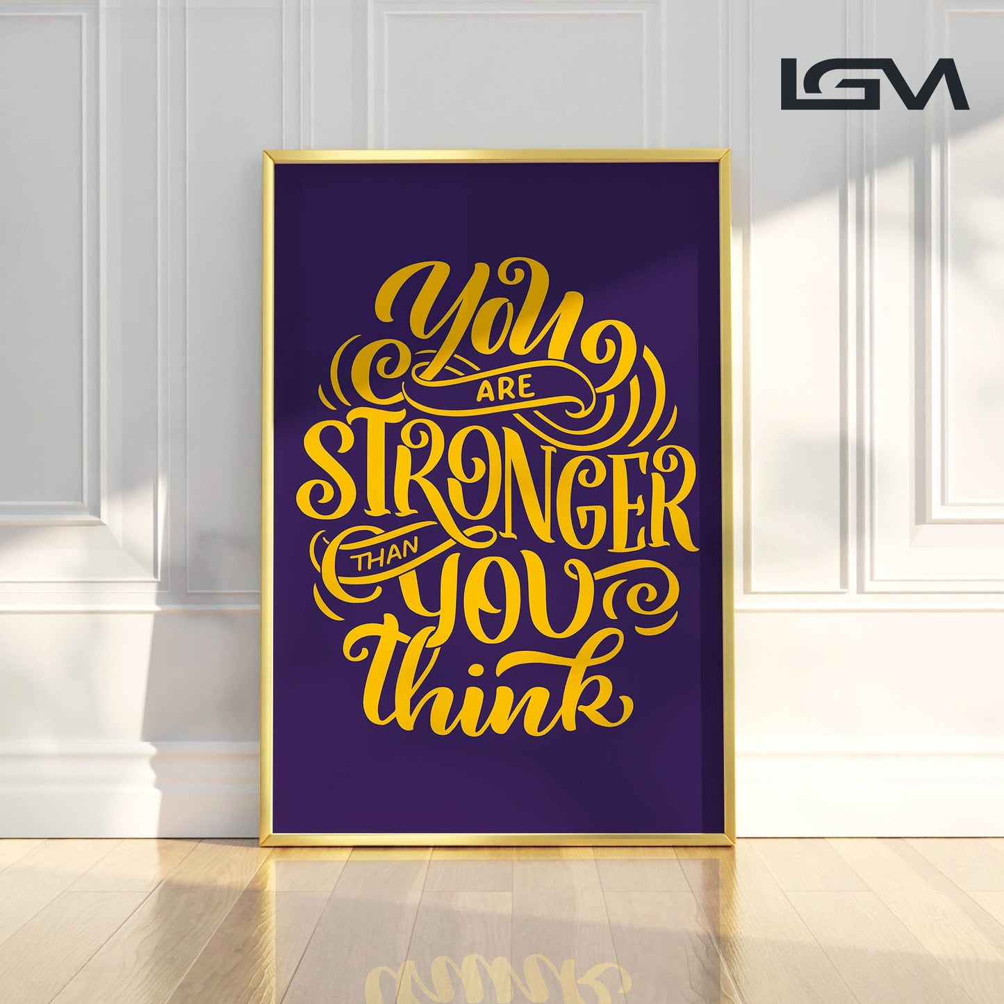 You Are Stronger Than You Think - Luxury Glass Wall Art