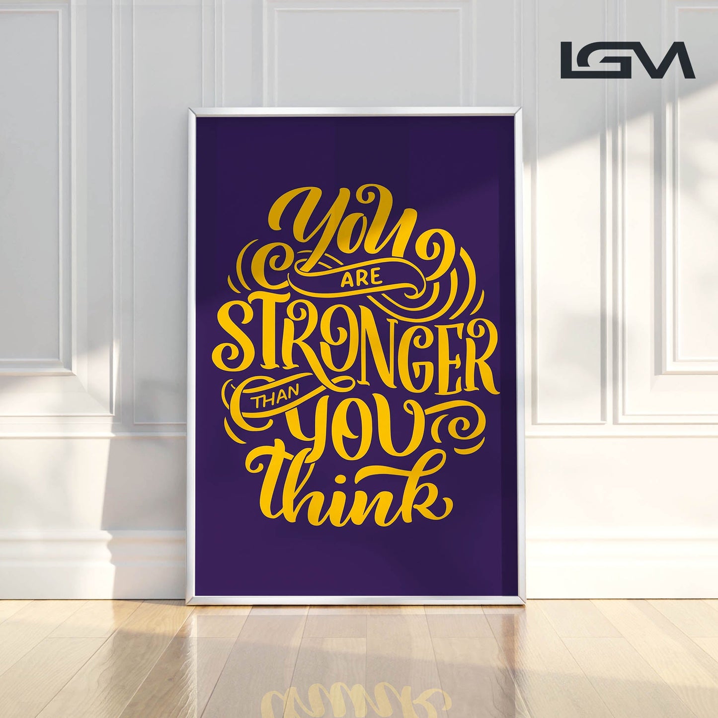 You Are Stronger Than You Think - Luxury Glass Wall Art