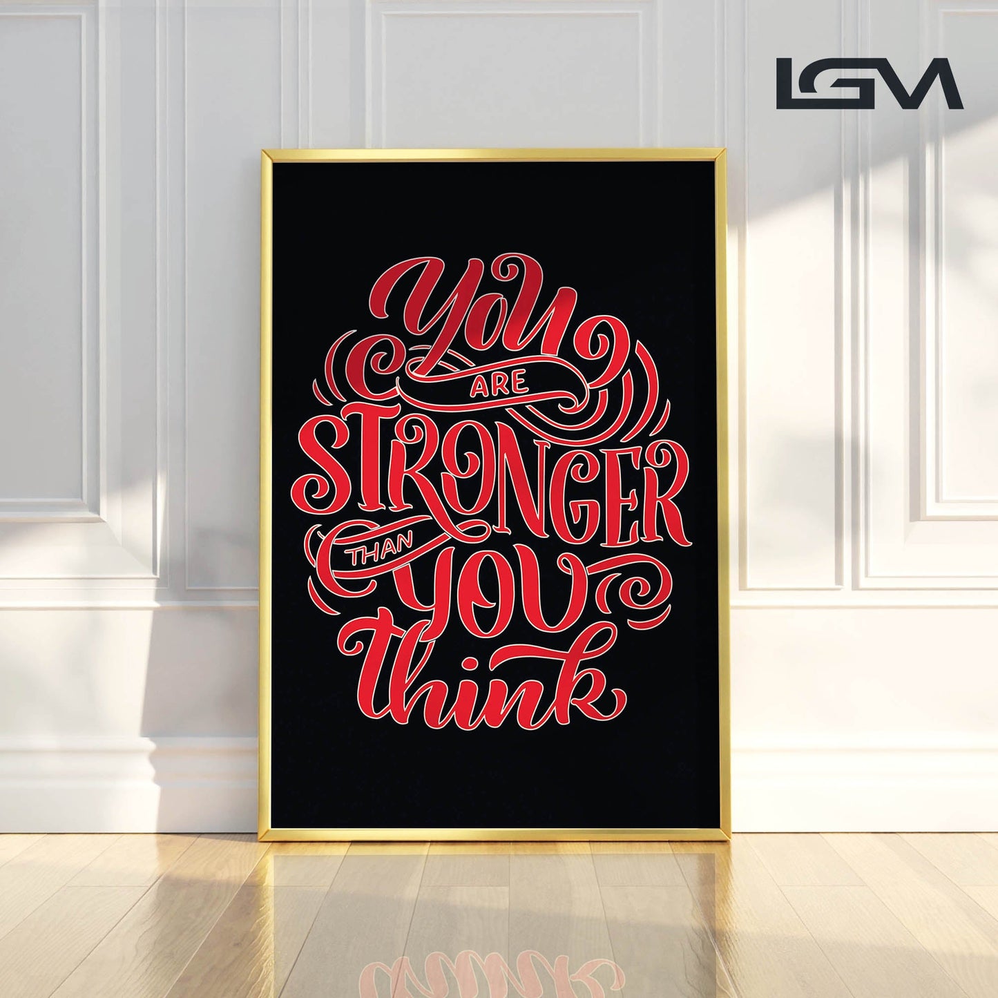 You Are Stronger Than You Think - Luxury Glass Wall Art