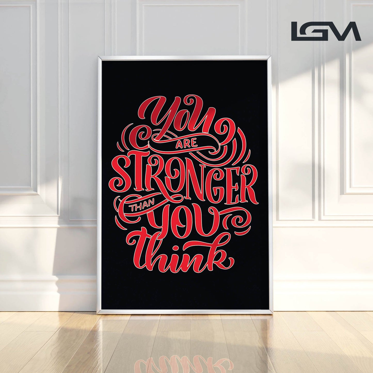You Are Stronger Than You Think - Luxury Glass Wall Art