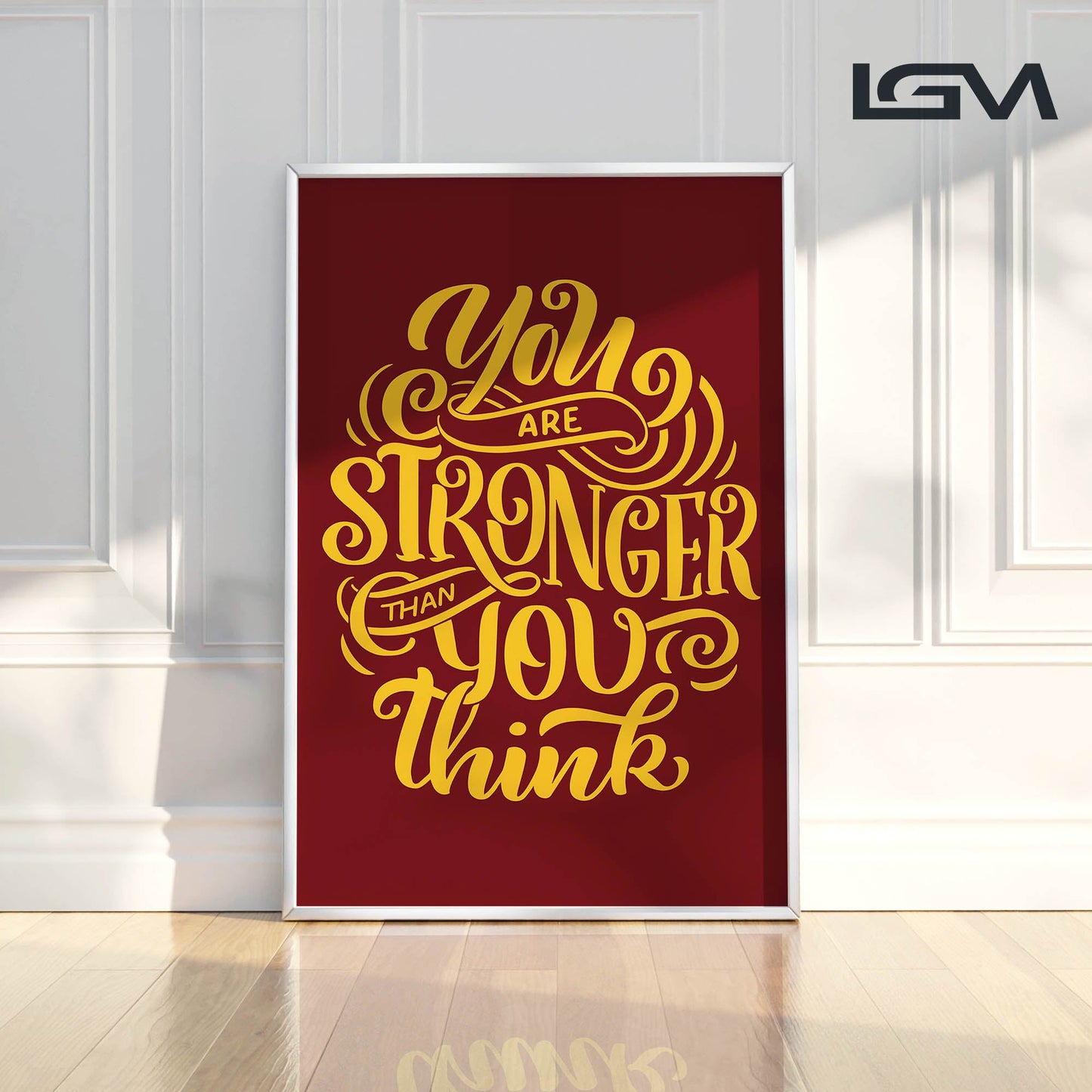 You Are Stronger Than You Think - Luxury Glass Wall Art