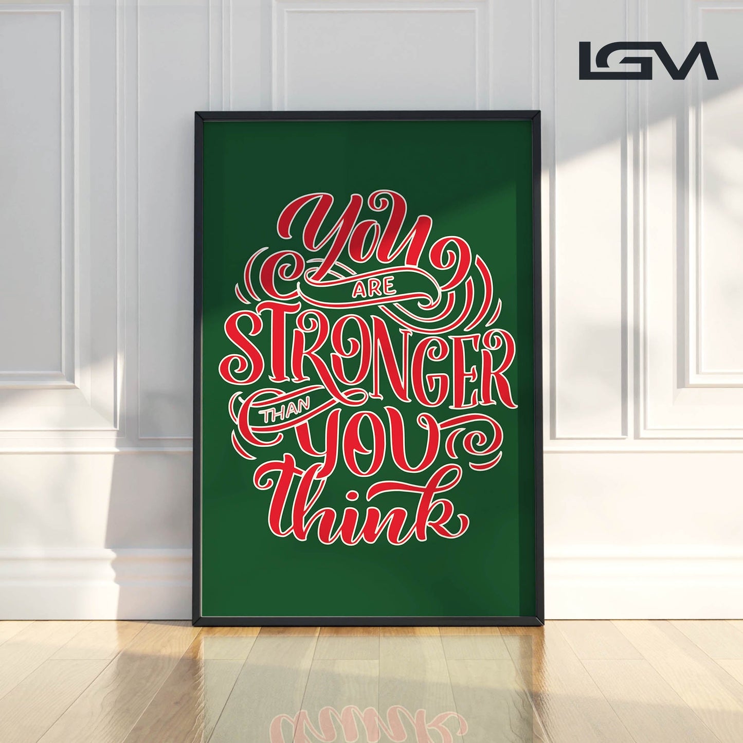 You Are Stronger Than You Think - Luxury Glass Wall Art