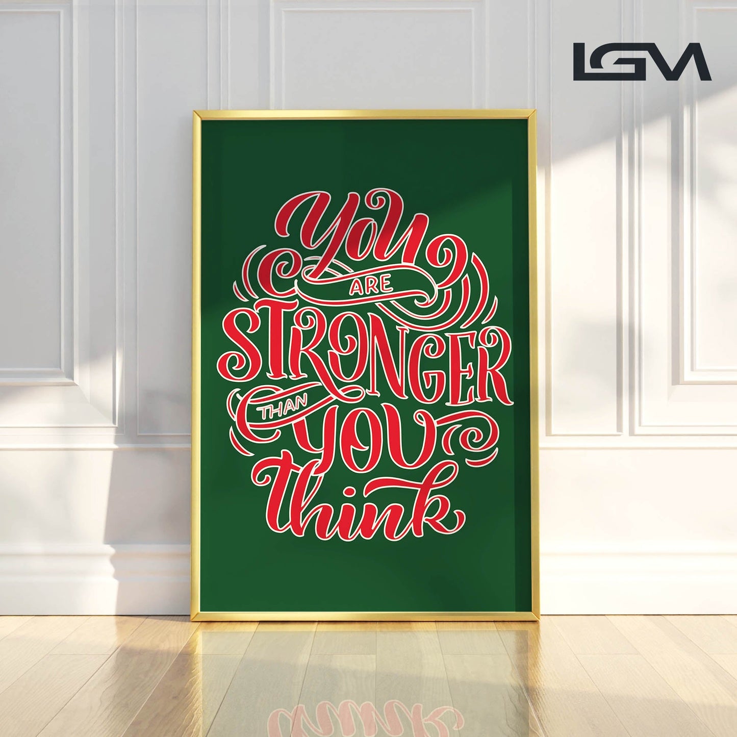 You Are Stronger Than You Think - Luxury Glass Wall Art
