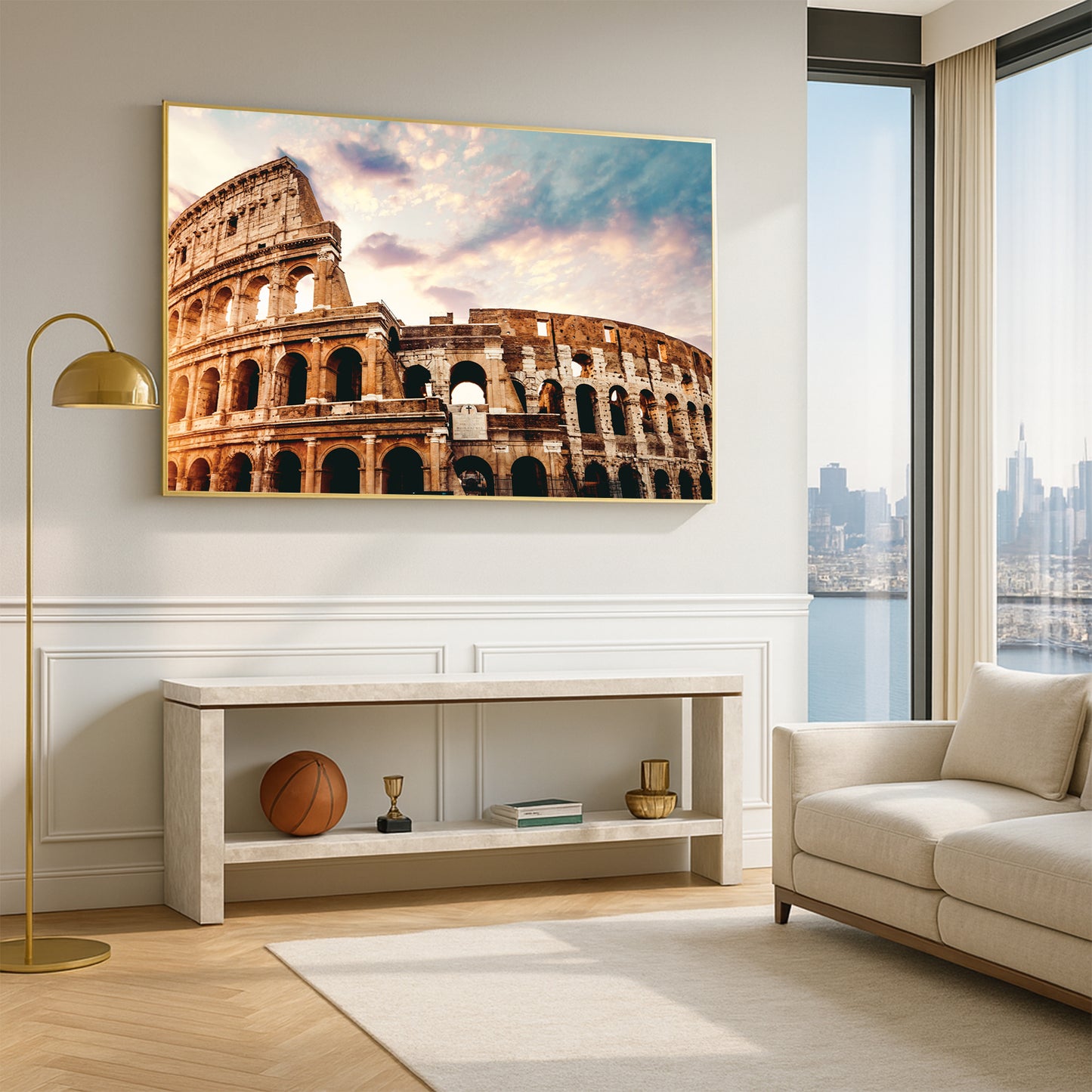 Colosseum β Rome Wall Art Photography Print, Ancient Architecture, Sunset Sky
