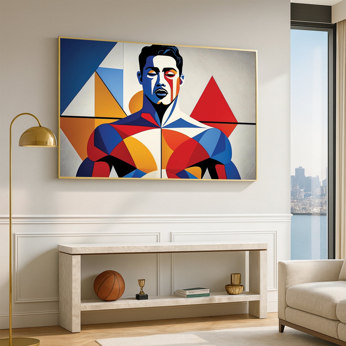 Stillness in Strength – Luxury Framed Glass Art