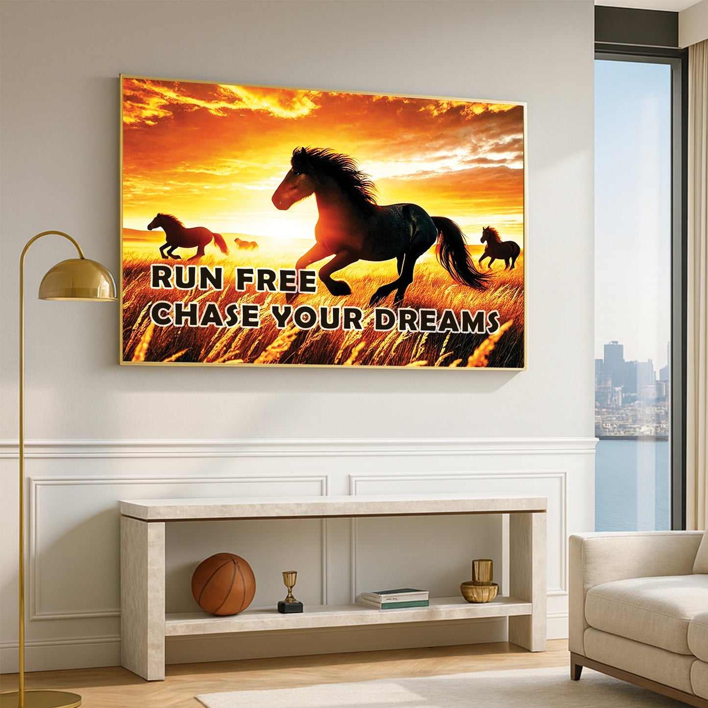 Run Free, Chase Your Dreams – Horse Wall Art
