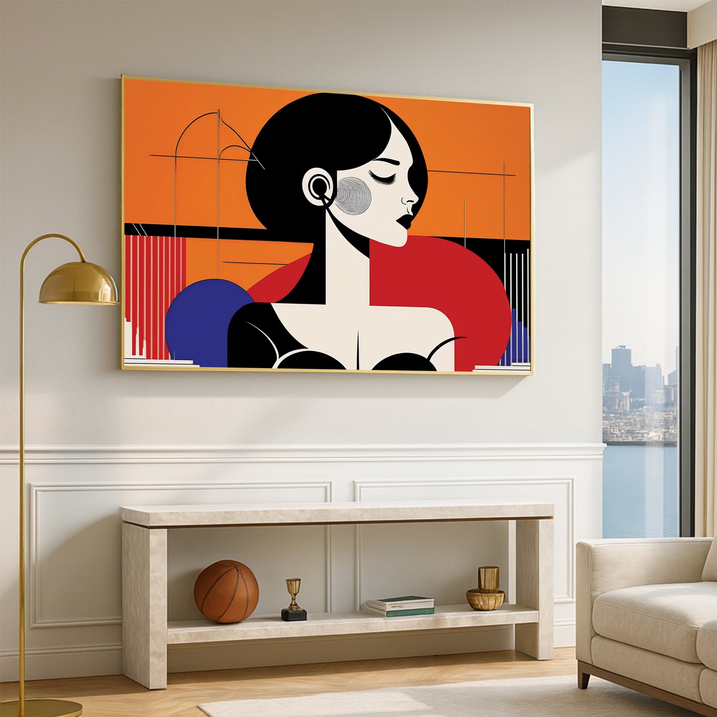 Quiet Power – Luxury Framed Glass Art
