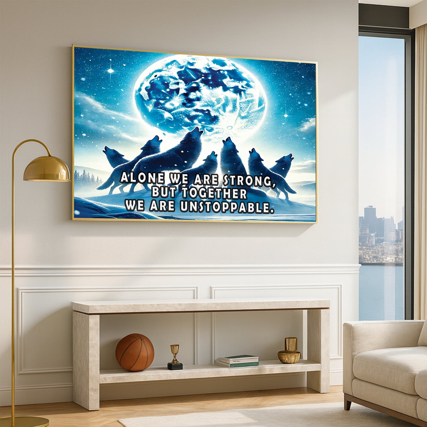 Together We Are Unstoppable – Wolves Wall Art