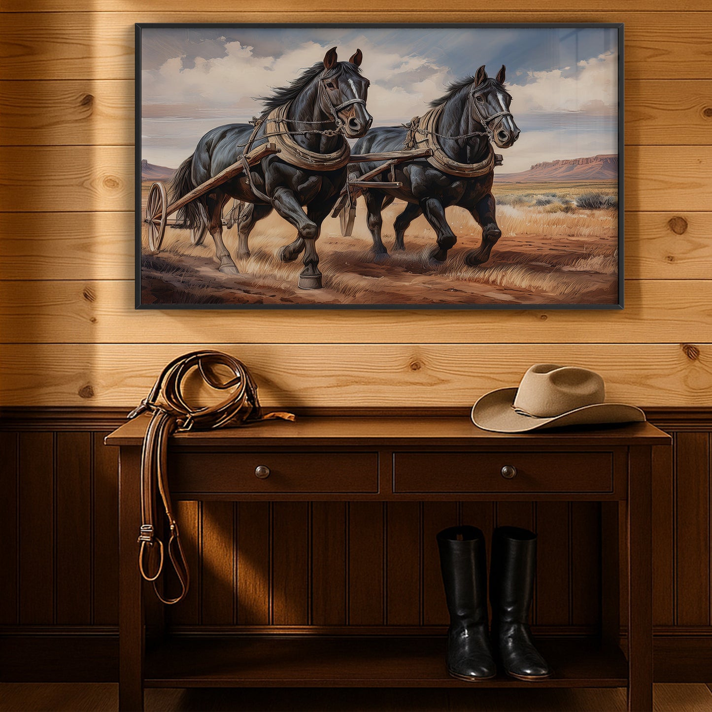 Legacy in Motion – Percheron Drafts on the Frontier
