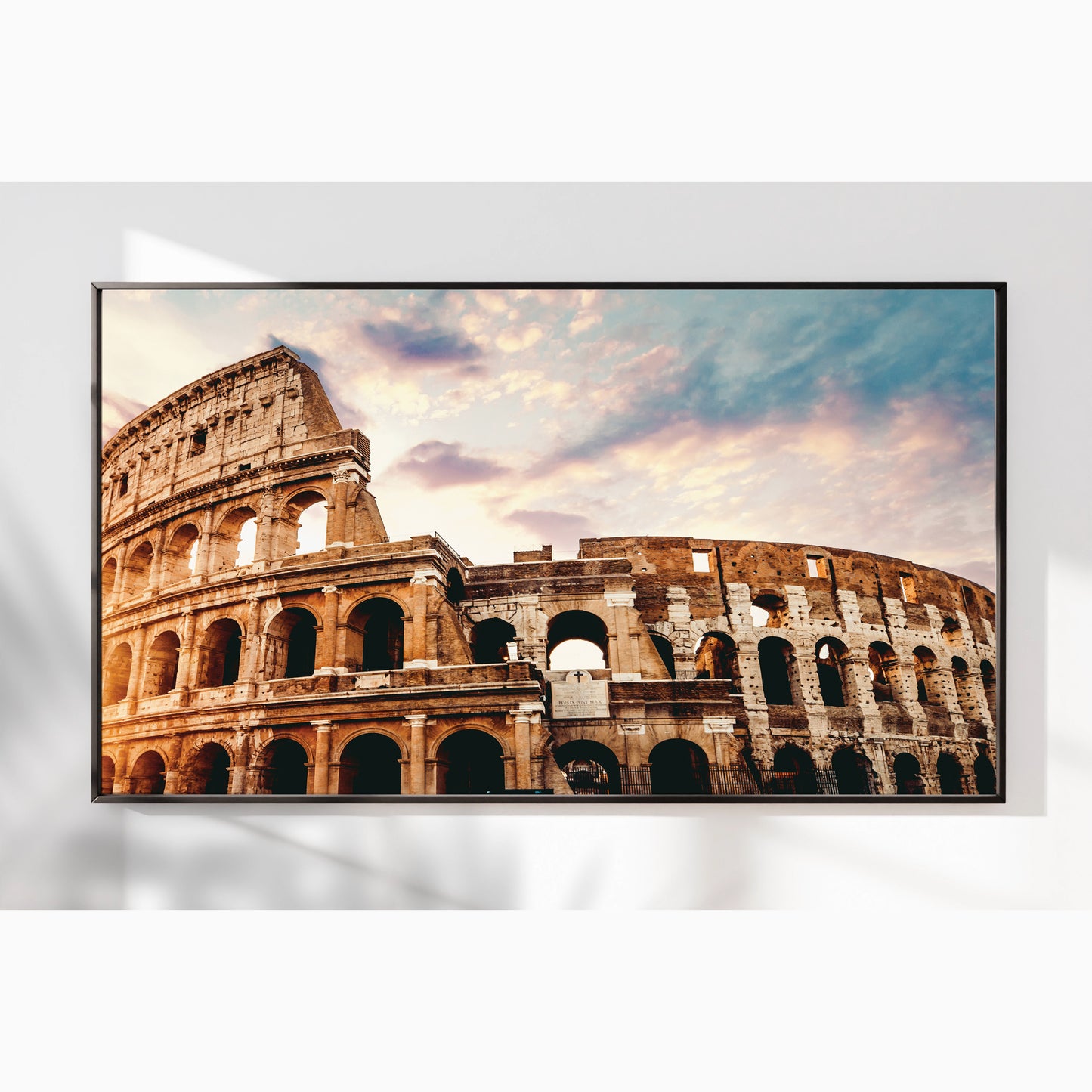 Colosseum β Rome Wall Art Photography Print, Ancient Architecture, Sunset Sky