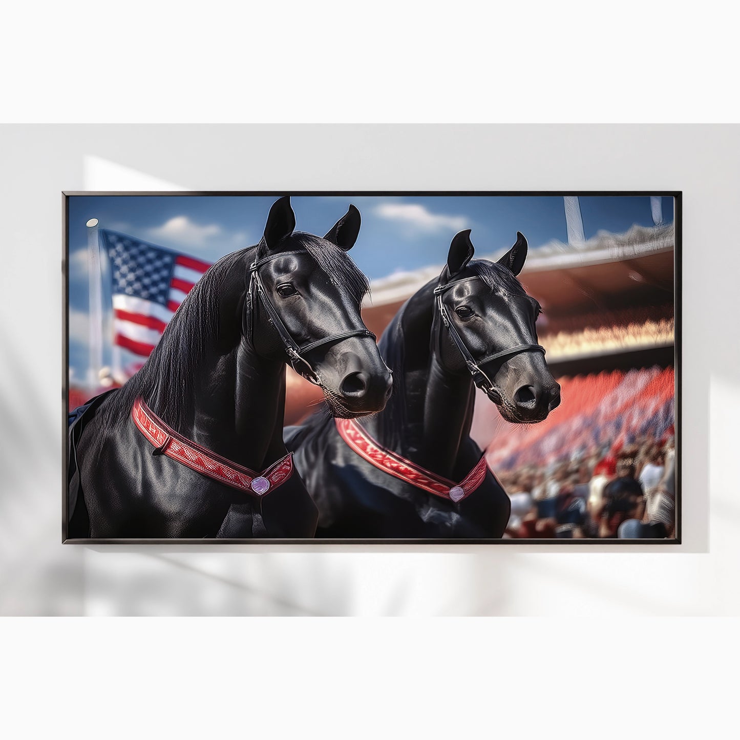 Champions in Red – Draft Horses at Parade Ground