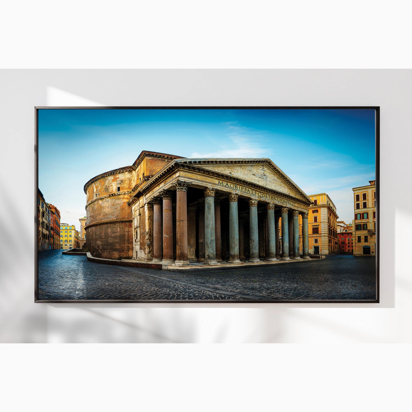 Pantheon of Rome – Ancient Temple with Corinthian Columns, Luxury UV Gloss Wall Art