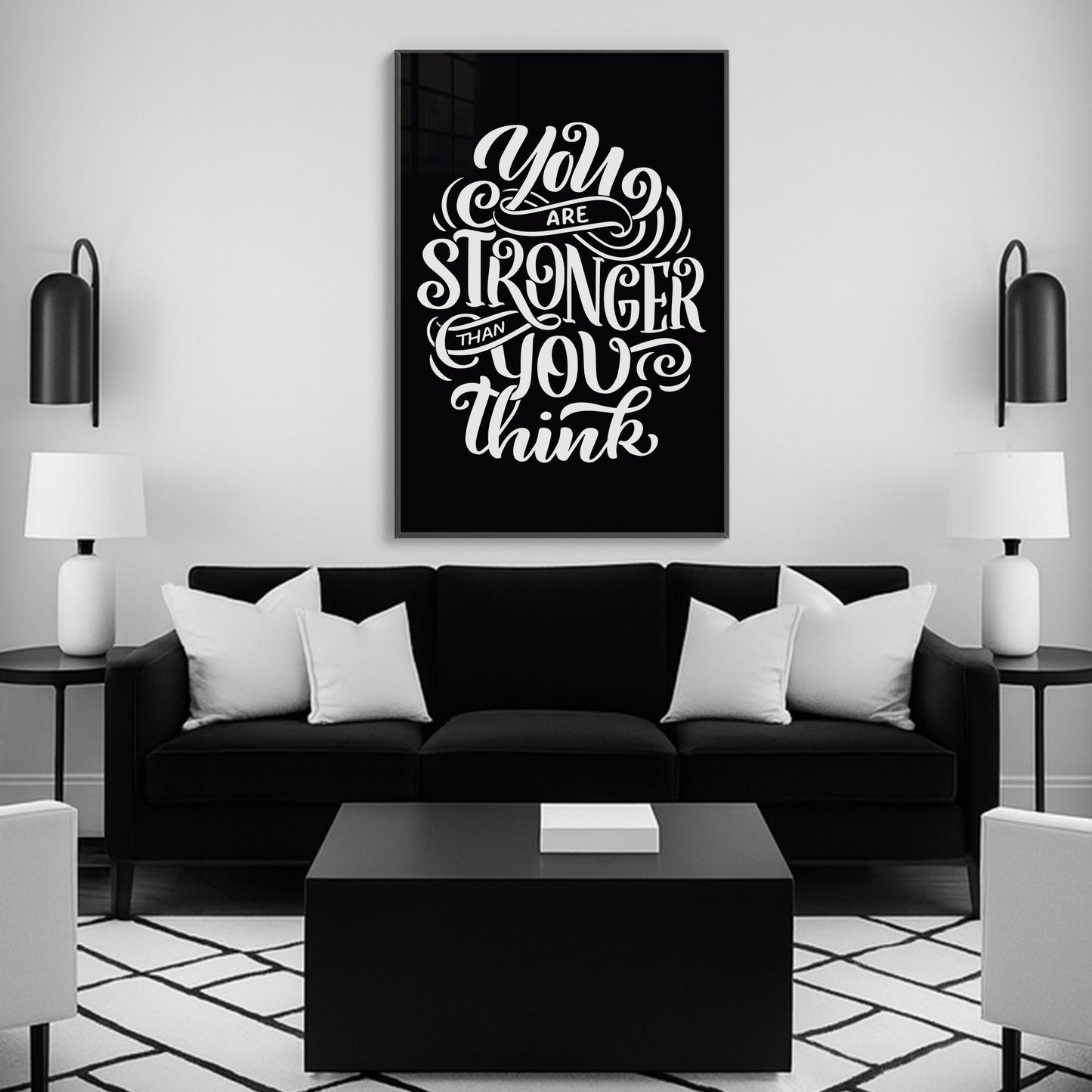 You Are Stronger Than You Think - Luxury Glass Wall Art
