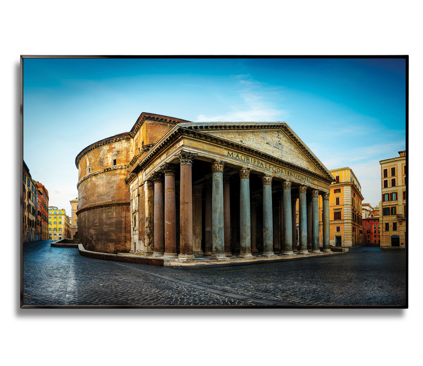 Pantheon of Rome – Ancient Temple with Corinthian Columns, Luxury UV Gloss Wall Art