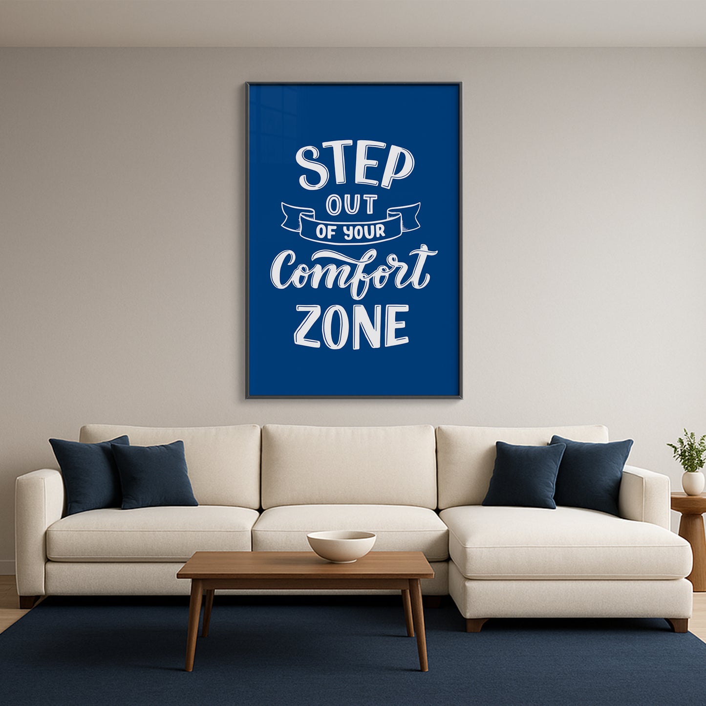 Embrace Growth β Step Out of Your Comfort Zone - Luxury Glass Wall Art