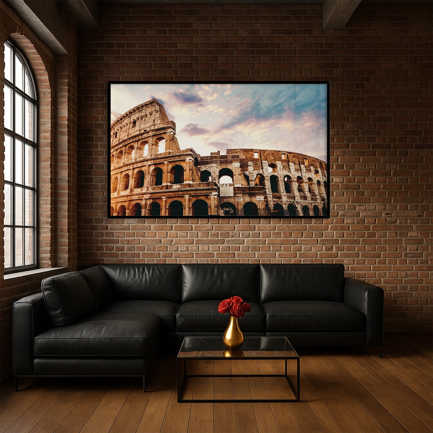 Colosseum β Rome Wall Art Photography Print, Ancient Architecture, Sunset Sky