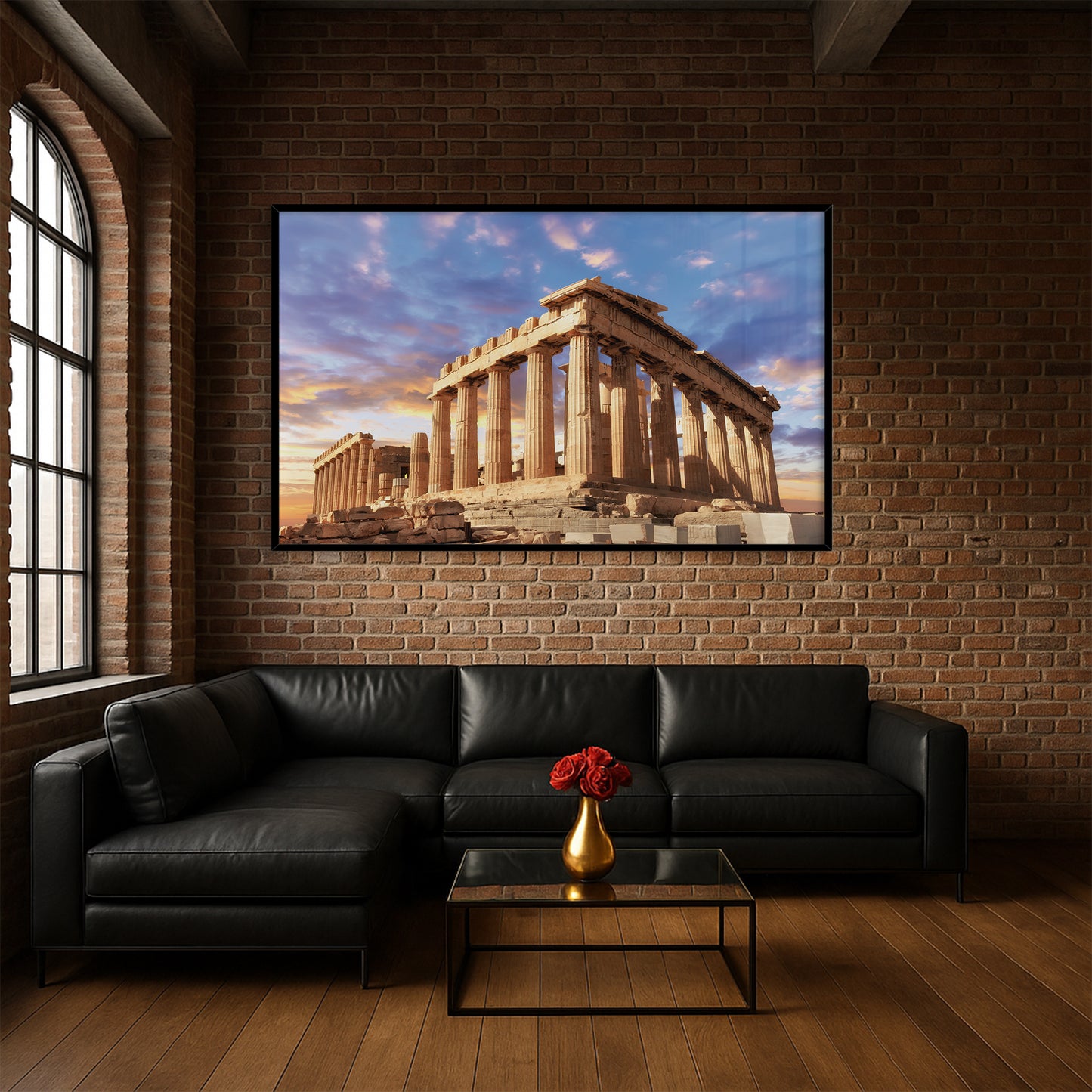 Parthenon at Sunset โ Athens Greece Ancient Architecture Print