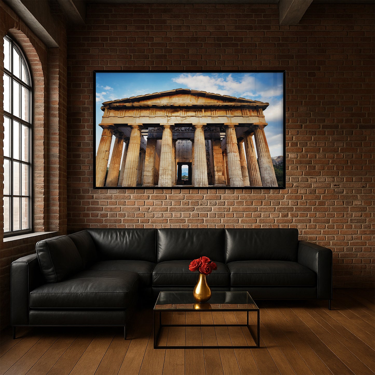 Temple of Hephaestus β Ancient Greek Ruins Wall Art, Historic Decor