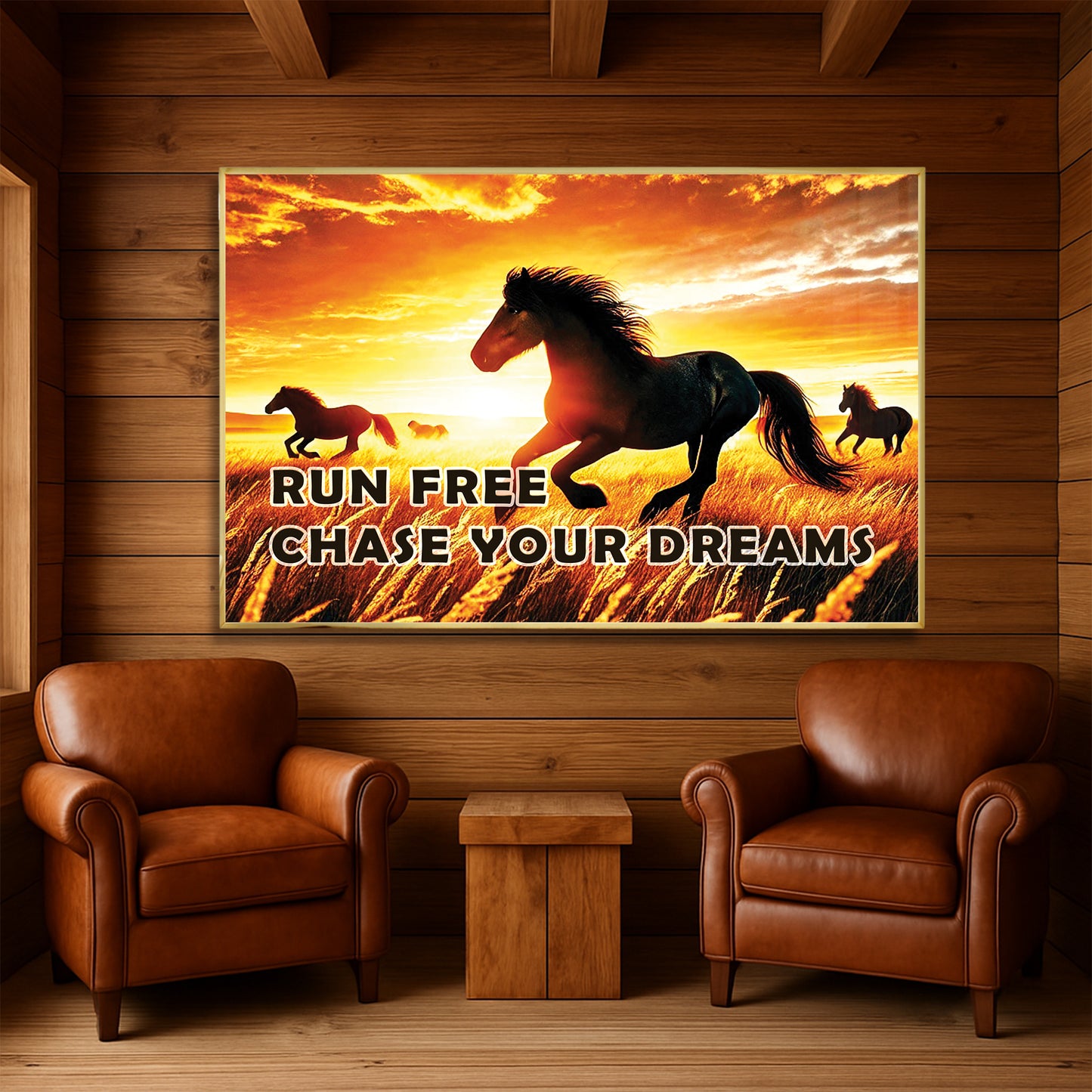 Run Free, Chase Your Dreams – Horse Wall Art